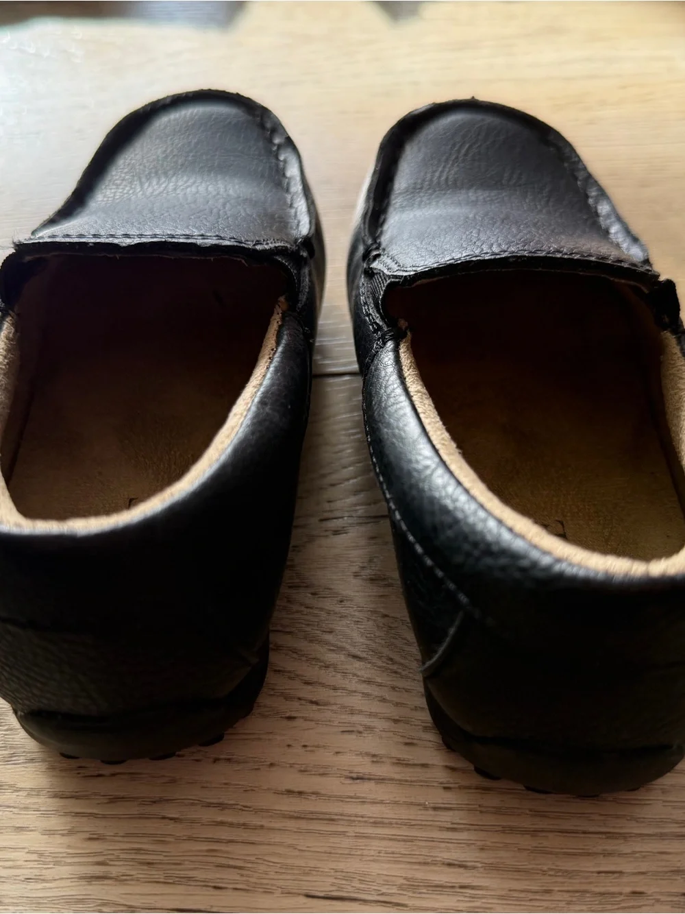 The Children's Place Black Kids Slip-On Loafers | Size 9